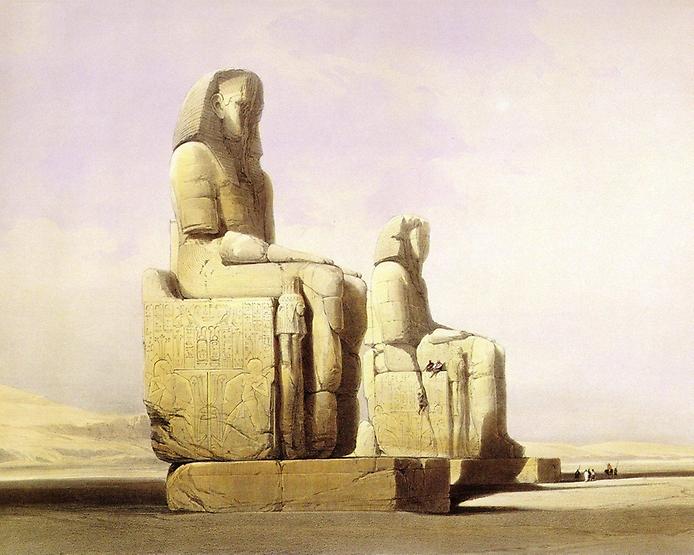 Статуи Аменхотепа