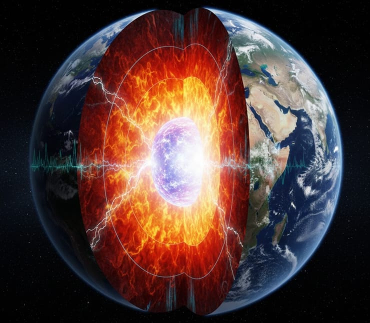 внутри земного ядра