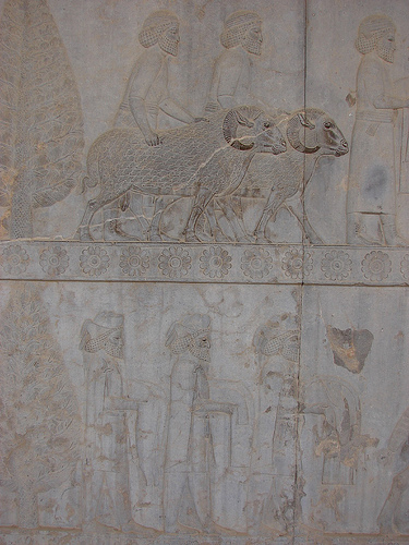 Роскошные украшения дворцов Персеполя