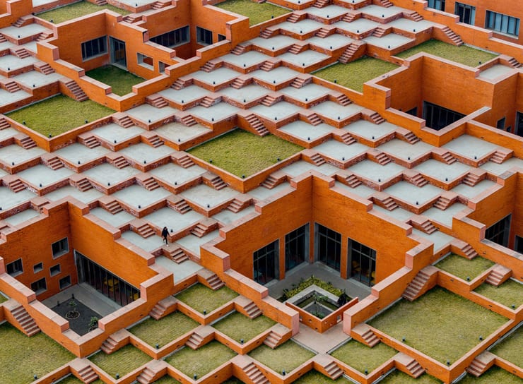 крыша-амфитеатр для студентов