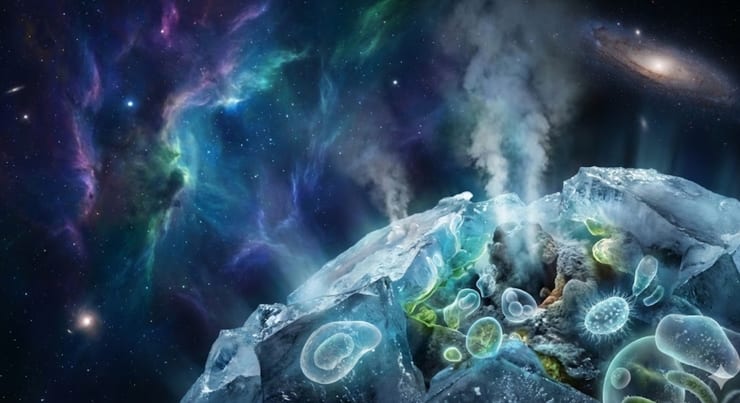 зарождение жизни в холодном космосе
