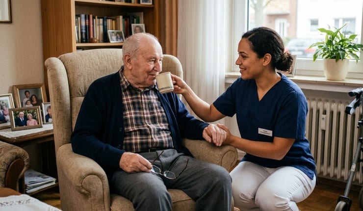 уход за пожилым человеком