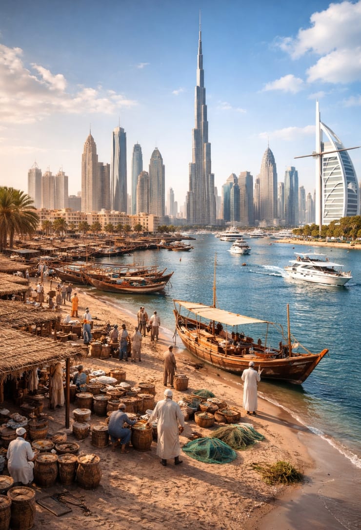 дубай - прошлое и настоящее