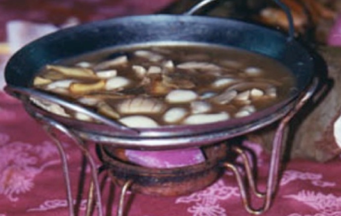 суп из семенников куриц