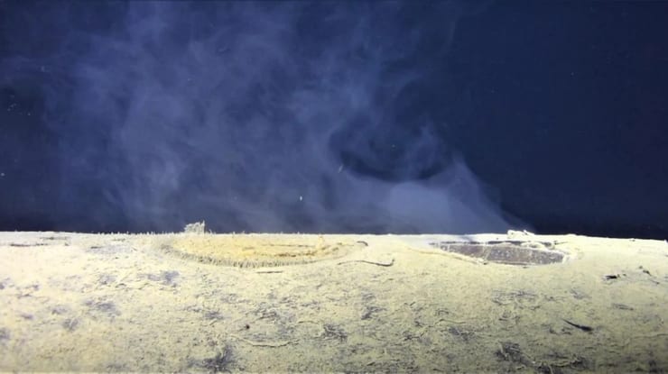 лодка К-278 на дне