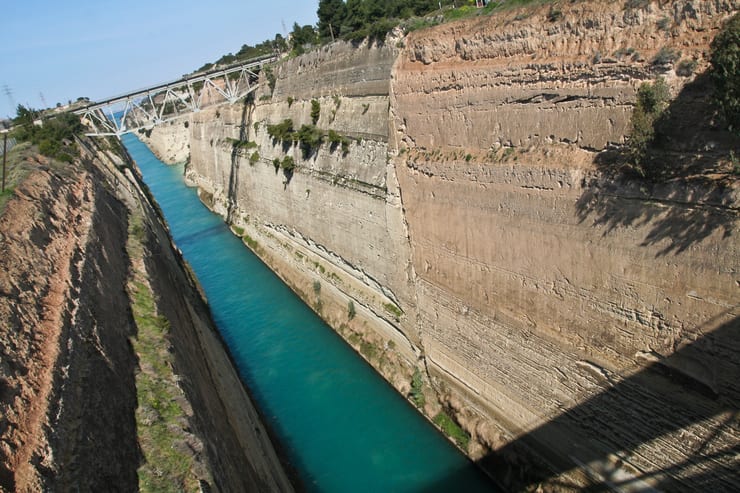 современный коринфский канал