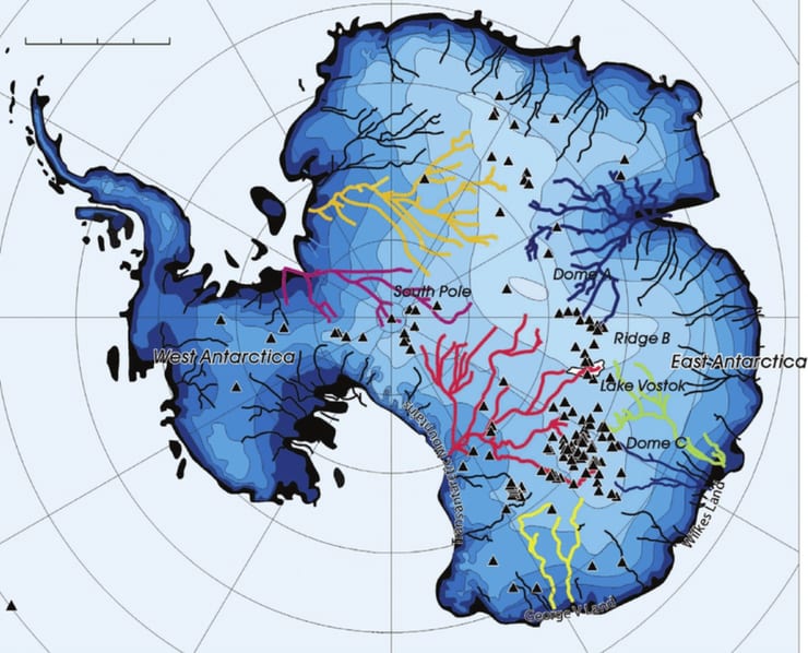 озеро на карте