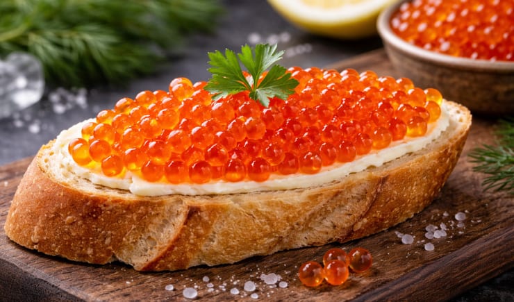 бутерброд с икрой