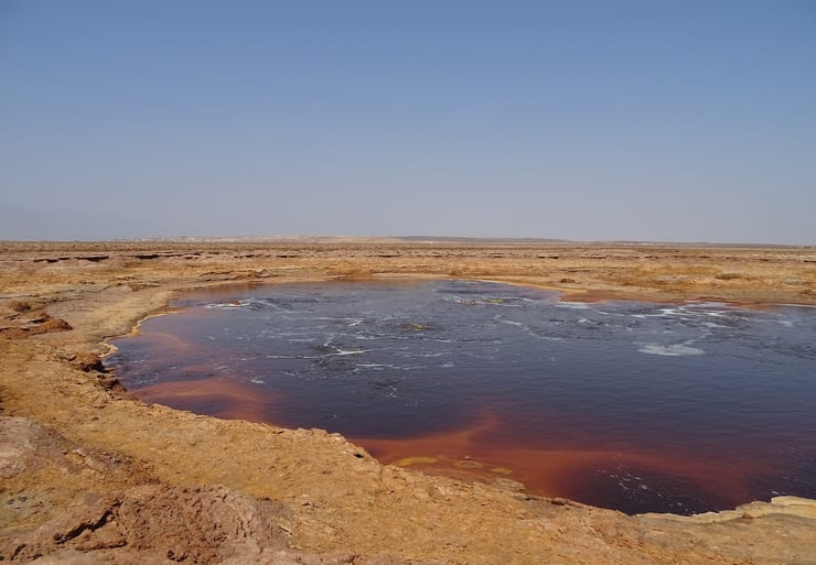 соленый пруд Гаэтале