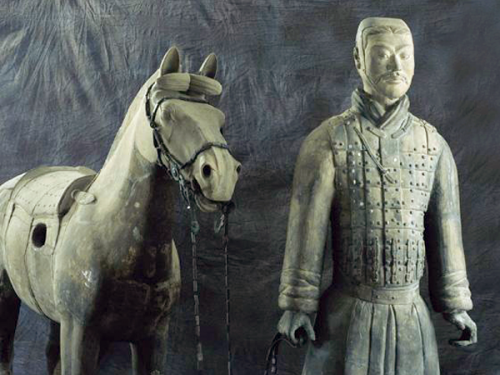 воин с конем