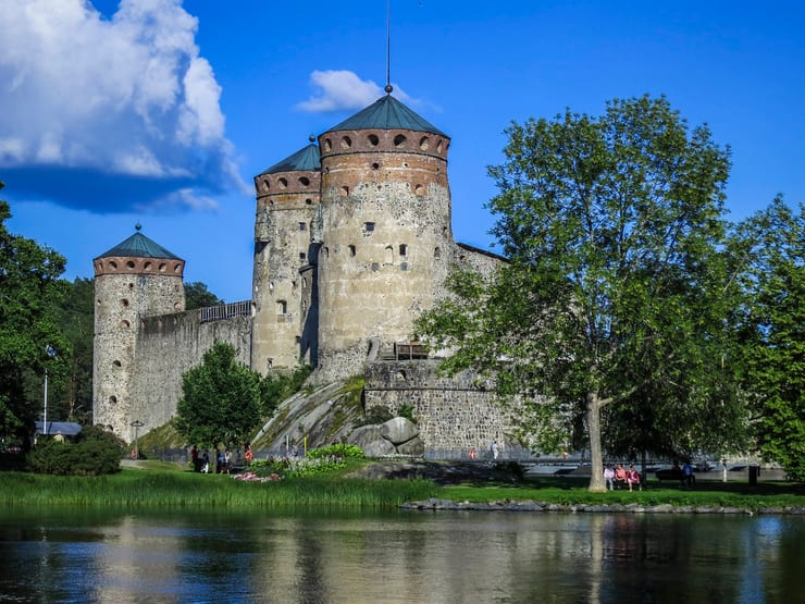 Крепость Олавинлинна в Савонлинне
