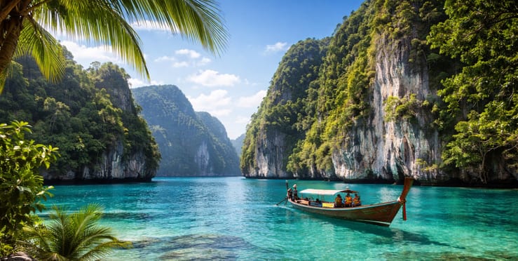 лодка и бухта