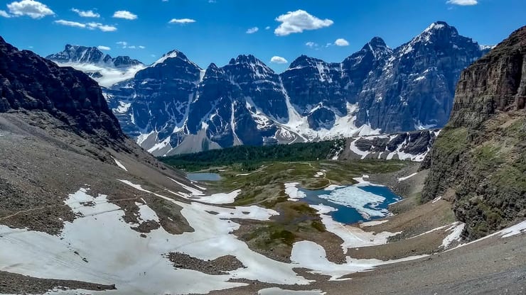 ледники и горы Канады