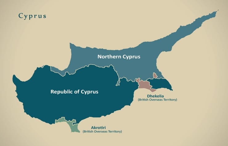 карт разделения острова