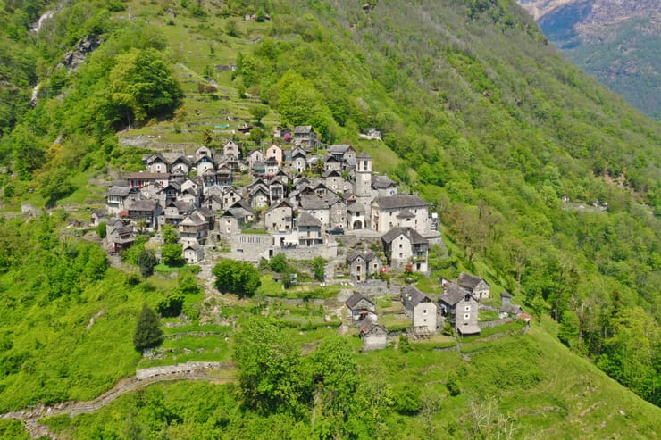 вид на деревню