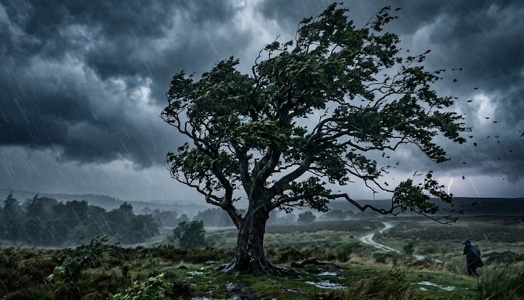 дерево и гроза