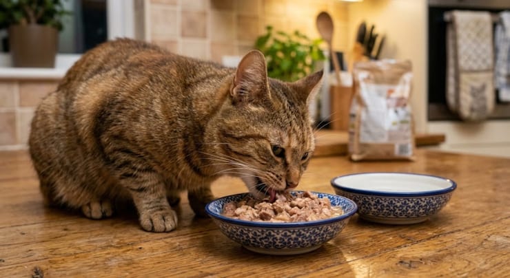 почему коты не доедают еду