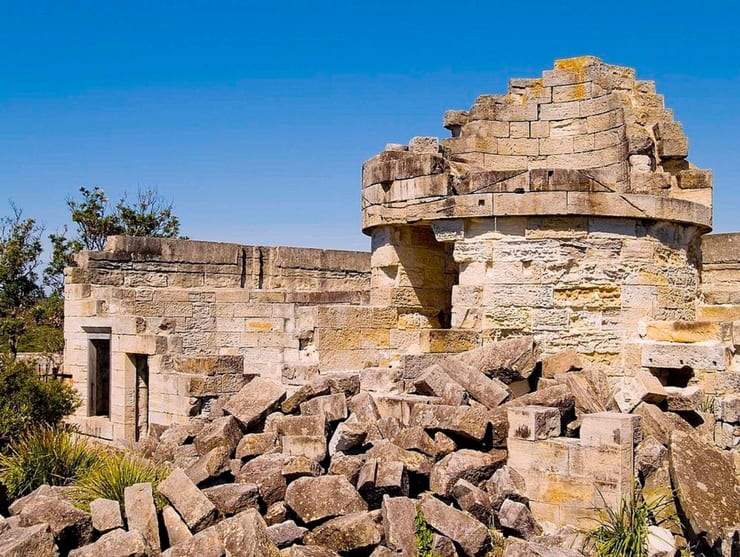 руины Маяка на мысе Сент-Джордж