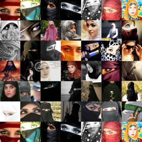 современный образ с хиджабом