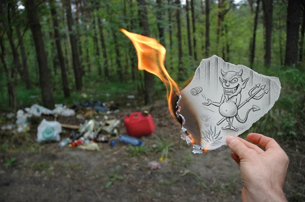 Чёрт и мусор Чёрт и мусор