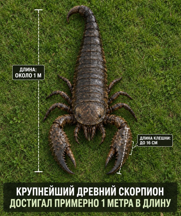 скорпион длиной в метр
