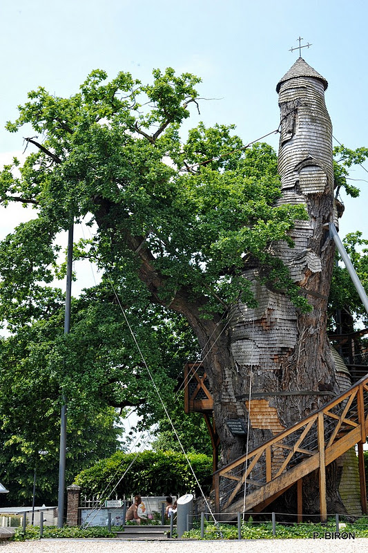 аллувиль-бельфос и церковь в дереве