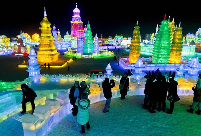 фестиваль льда в Харбине