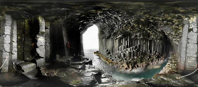 остров стаффа и пещеры