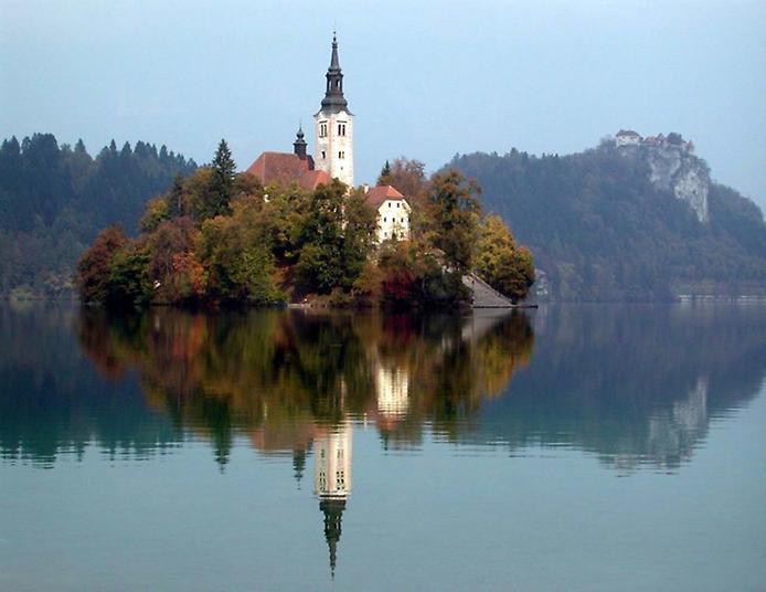 озеро бленд в Словении