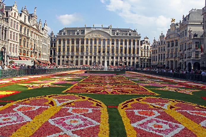 цветочный ковёр в Брюсселе