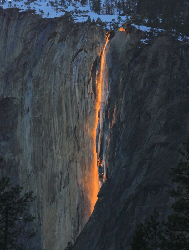 огненный водопад хорстейл