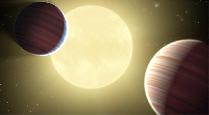 Экзопланета в представлении художника Экзопланета в представлении художника