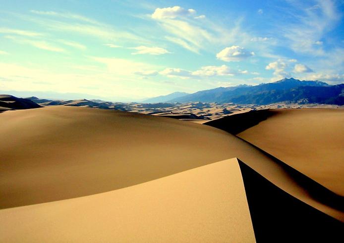 великие песчаные дюны колорадо