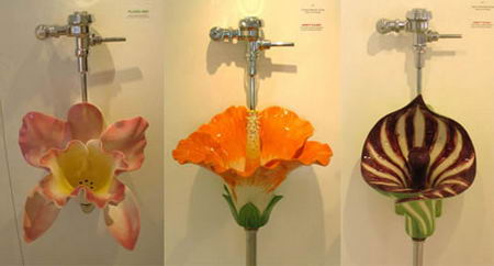 дизайнерский интерьер женского туалета