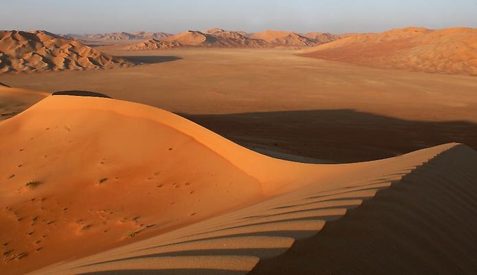 песчаные дюны руб-эль-хали