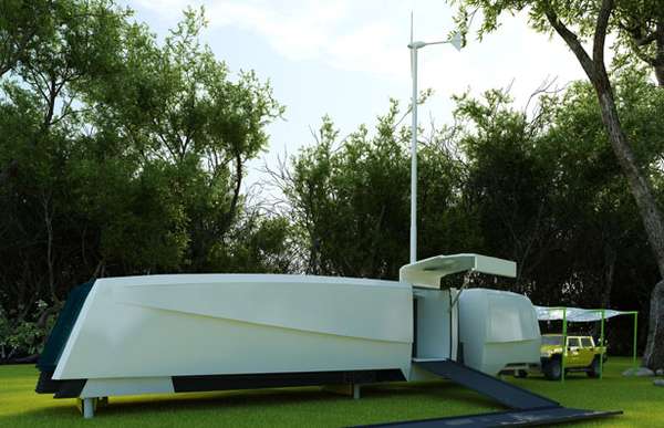 временное поселение из модульных конструкций