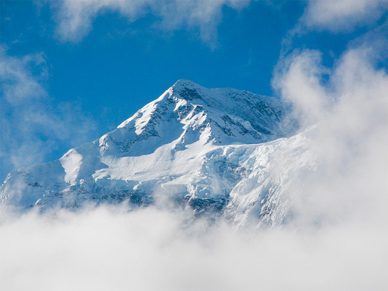 лавиноопасные склоны Аннапурны