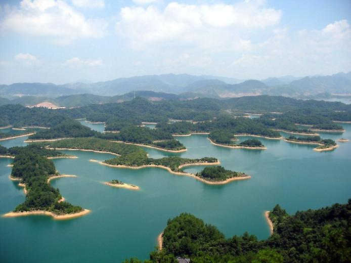 озеро тысячи островов Циндао