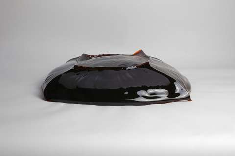 расплавленный сахар, застывающий в абстрактной форме