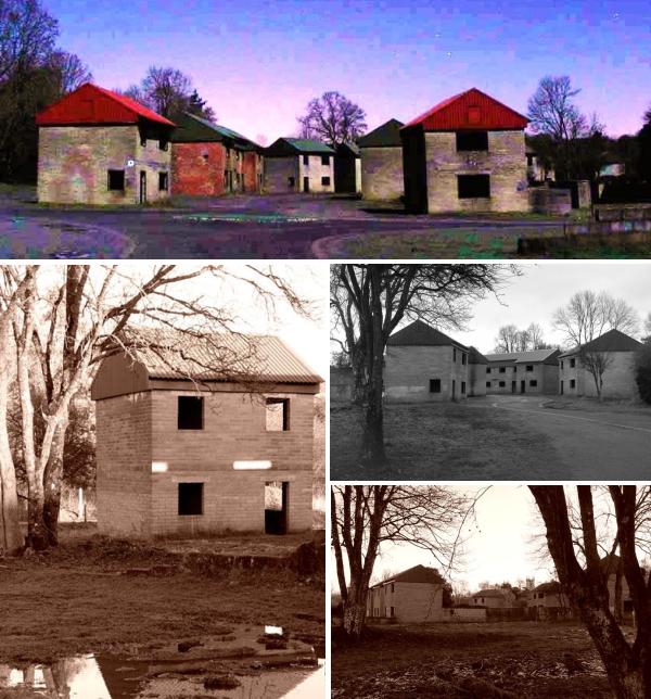 заброшенная деревня Имбер на равнине Солсбери