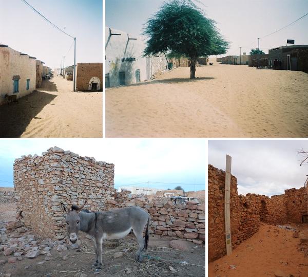 древний город Шингетти среди песков Сахары