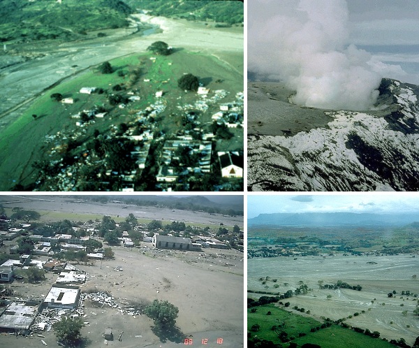 руины города Армеро в Колумбии