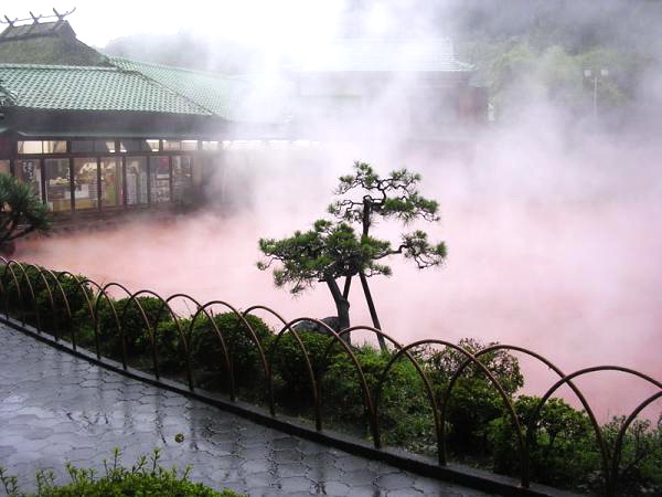 Вид на термальные источники