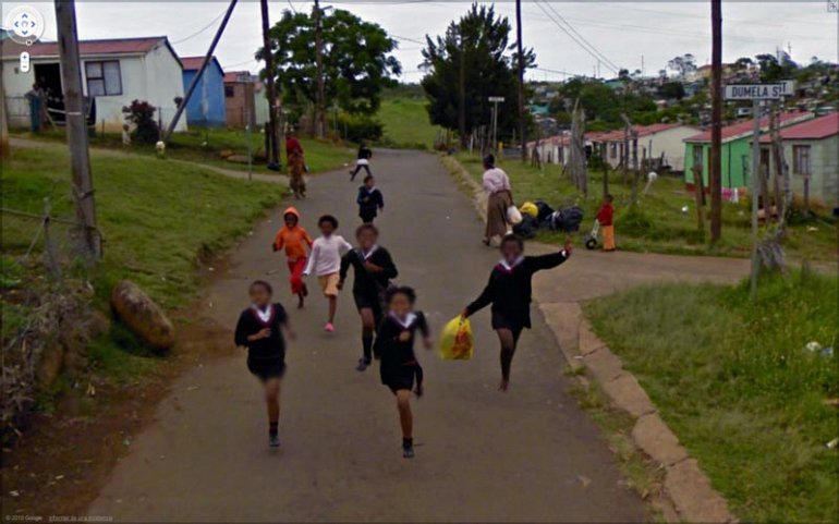 снимки Google Street View