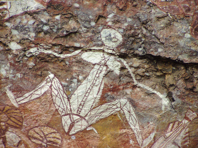 Наскальная живопись Какаду