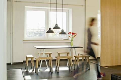 зона отдыха в хостеле Zollhaus