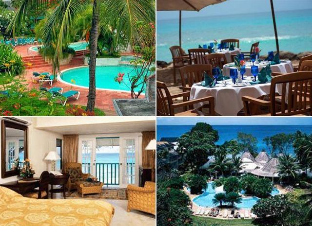 Вид на пляж и бассейны Almond Beach Club