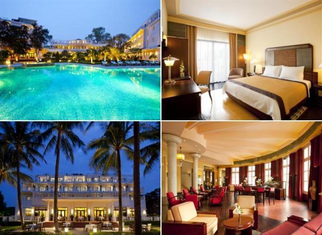 Вид на историческое здание La Residence Hue