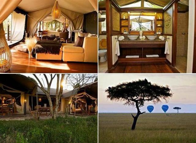 Палатки Mara Intrepids Club на берегу реки