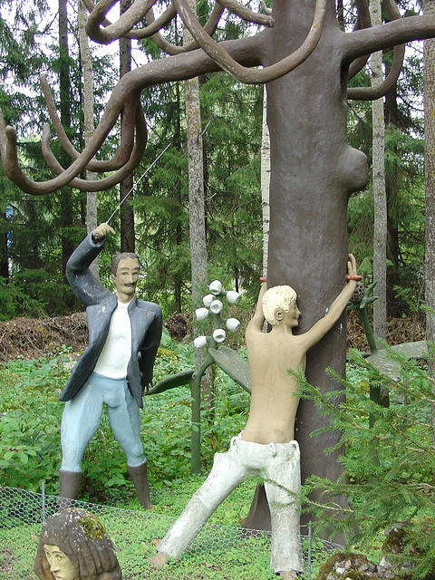 детали бетонной скульптуры Вейо Ронккайнена